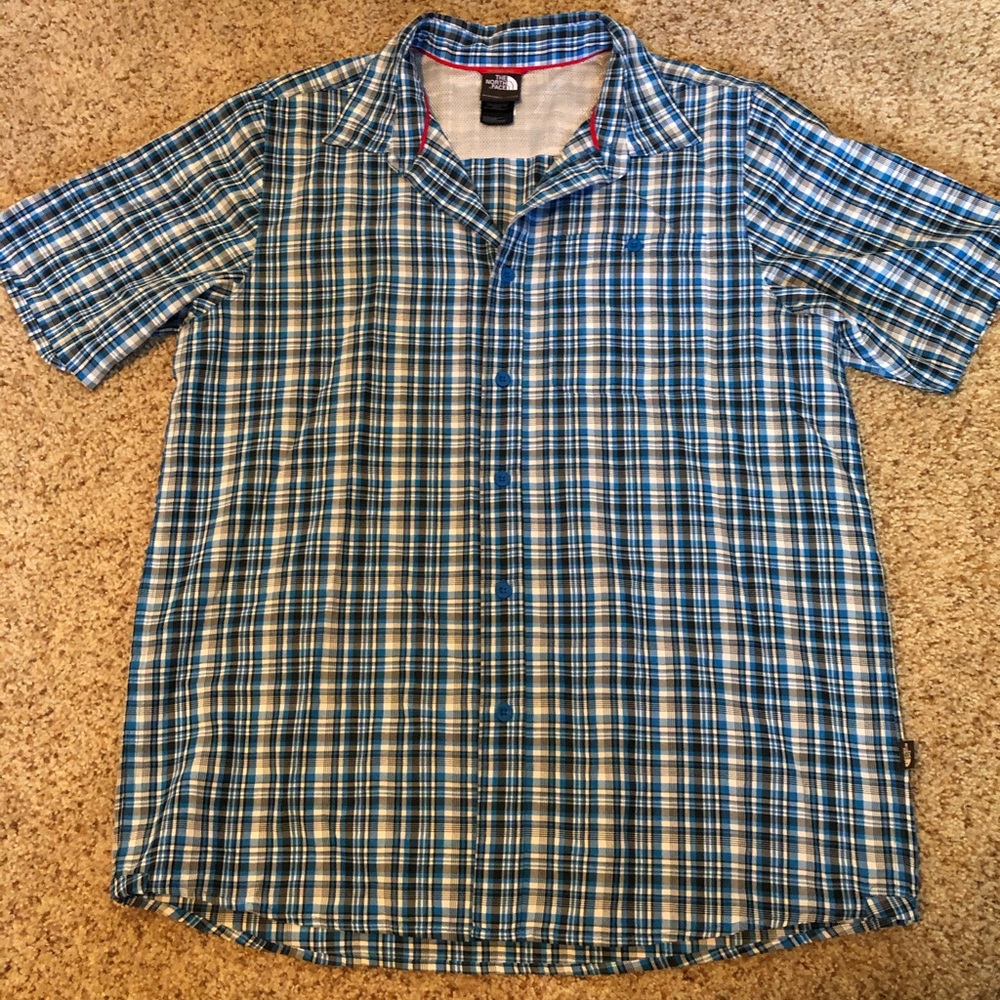 North Face Short Sleeve Button Down